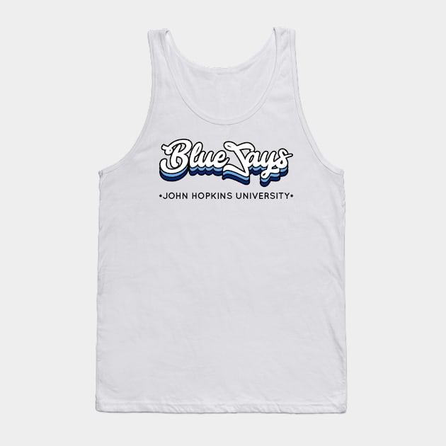 Blue Jays - John Hopkins University Tank Top by Josh Wuflestad